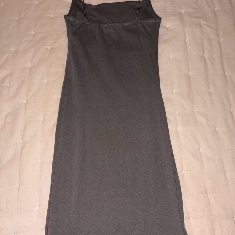 Gray Sleeveless Dress